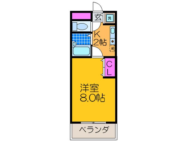 アロ－ス我孫子東の物件間取画像